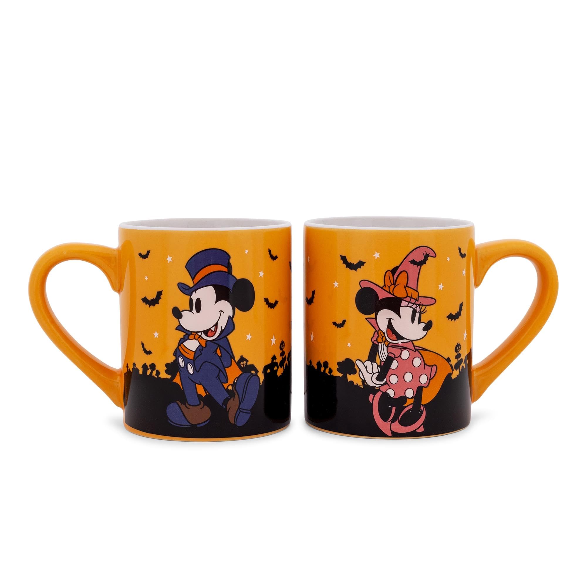 Amazon.com: Disney Halloween Mickey and Minnie Mouse Ceramic Mugs